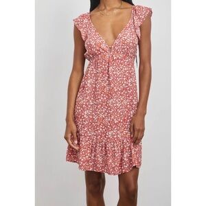 Rails Anika Dress in Red Ditsy Floral